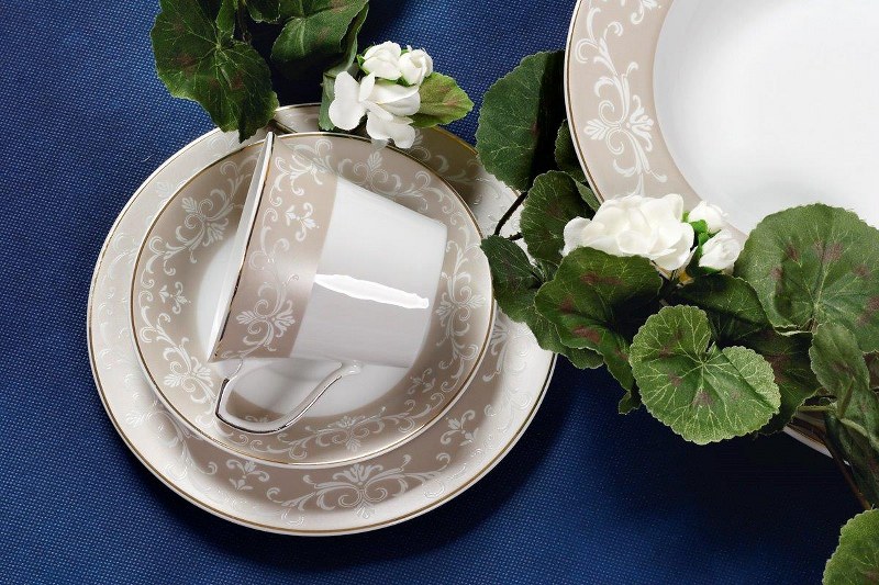 Σετ Φλυτζάνια Τσαγιού 6τμχ Πορσελάνης 220ml Charlotte O